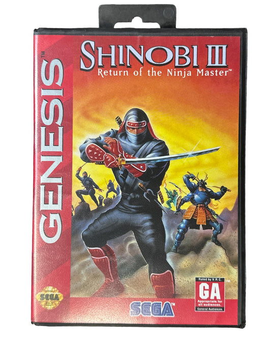 Tony's Treasures Schaumburg - Shinobi III Return of the Ninja Master - Video Game - Sega Genesis