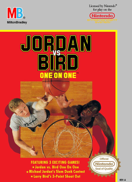Tony's Treasures Schaumburg - Jordan vs Bird One on One - Video Game - NES