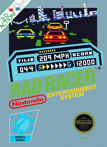 Tony's Treasures Schaumburg - Rad Racer - Video Game - NES