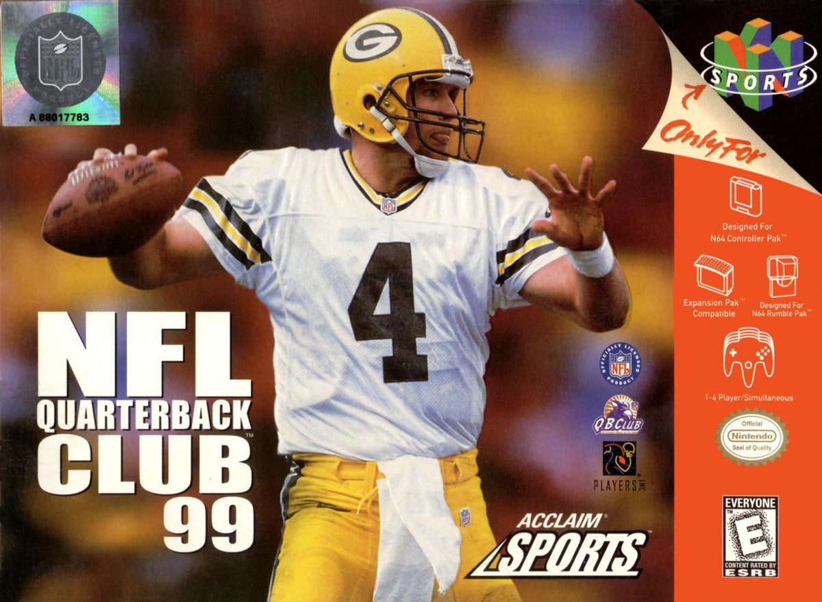 Tony's Treasures Schaumburg - NFL Quarterback Club 99 - Video Game - Nintendo 64