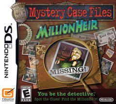 Tony's Treasures Chicago - Mystery Case Files MillionHeir - Video Game - Nintendo DS