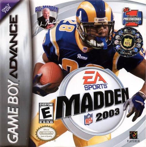 Tony's Treasures Chicago - Madden 2003 - Video Game - GameBoy Advance