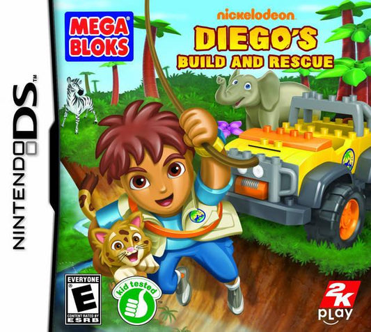 Tony's Treasures Schaumburg - Go, Diego, Go: Mega Bloks Build & Rescue - Video Game - Nintendo DS