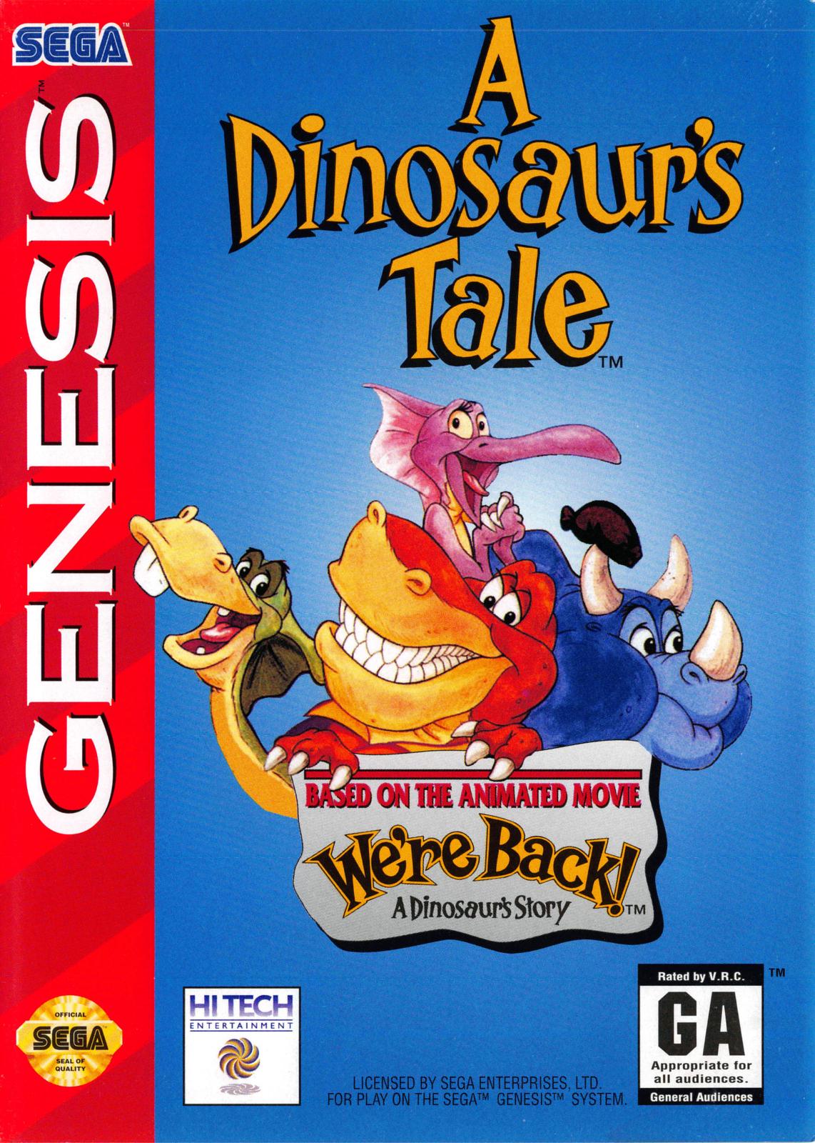 A Dinosaur's Tale - Sega Genesis
