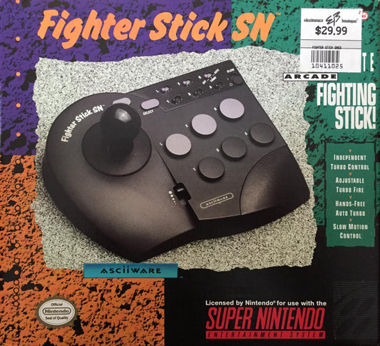Tony's Treasures Schaumburg - Fighter Stick SN - Video Game - Super Nintendo
