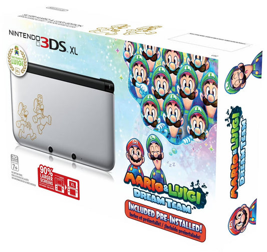 Tony's Treasures Chicago - Nintendo 3DS XL Silver Mario & Luigi Edition - Video Game - Nintendo 3DS