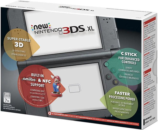 Tony's Treasures Schaumburg - New Nintendo 3DS XL Black - Video Game - Nintendo 3DS