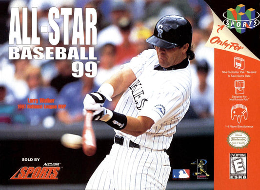 Tony's Treasures Schaumburg - All-Star Baseball 99 - Video Game - Nintendo 64