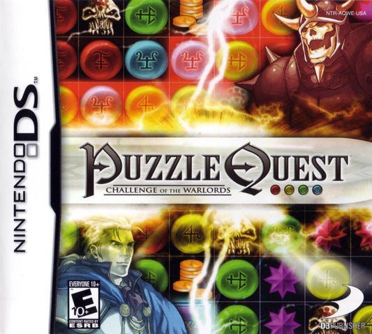 Tony's Treasures Schaumburg - Puzzle Quest Challenge of the Warlords - Video Game - Nintendo DS
