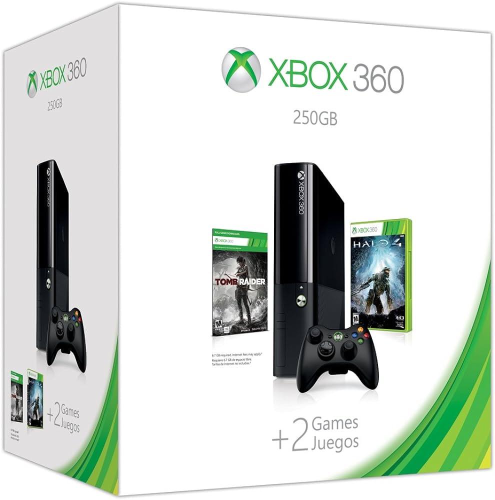 Xbox 360 E 250GB Halo 4 & Tomb Raider Bundle - Xbox 360