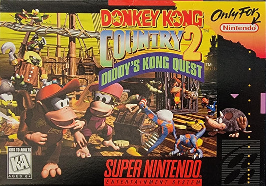 Tony's Treasures Schaumburg - Donkey Kong Country 2 - Video Game - Super Nintendo