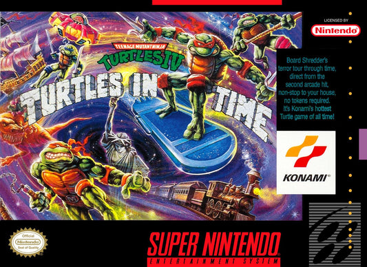 Tony's Treasures Chicago - Teenage Mutant Ninja Turtles IV Turtles in Time - Video Game - Super Nintendo