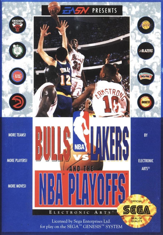 Tony's Treasures Schaumburg - Bulls vs Lakers and the NBA Playoffs - Video Game - Sega Genesis