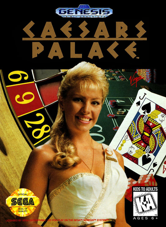 Tony's Treasures Chicago - Caesar's Palace - Video Game - Sega Genesis