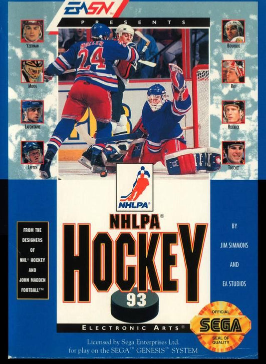 Tony's Treasures Chicago - NHLPA Hockey '93 - Video Game - Sega Genesis