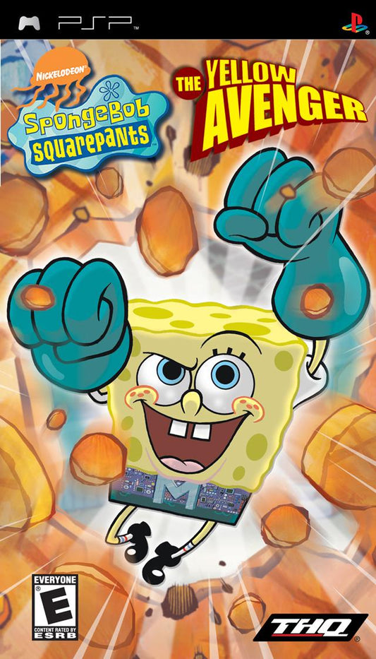 Tony's Treasures Schaumburg - SpongeBob SquarePants The Yellow Avenger - Video Game - PSP