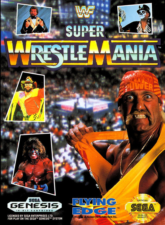 Tony's Treasures Schaumburg - WWF Super Wrestlemania - Video Game - Sega Genesis