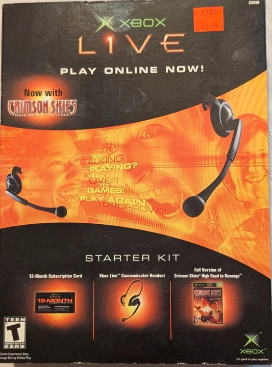 Tony's Treasures Schaumburg - Xbox Live: Starter Kit [Crimson Skies: High Road To Revenge] - Video Game - Xbox