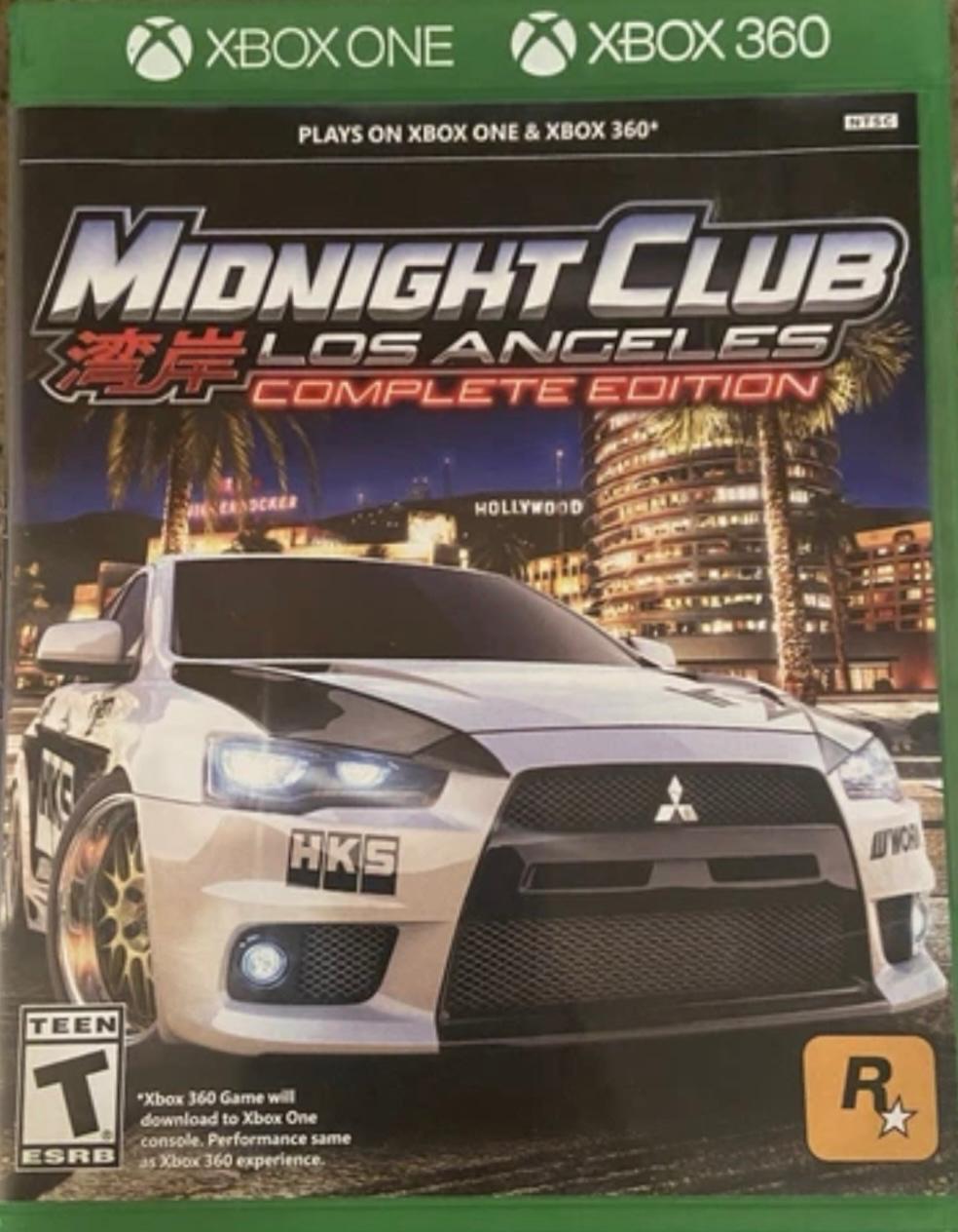 Tony's Treasures Schaumburg - Midnight Club: Los Angeles [Complete Edition] - Video Game - Xbox One