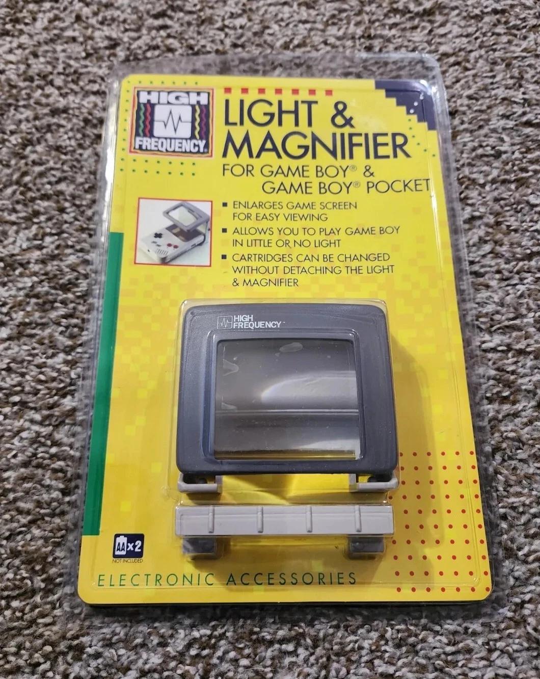 Tony's Treasures Schaumburg - High Frequency Game Boy Light & Magnifier - Video Game - GameBoy