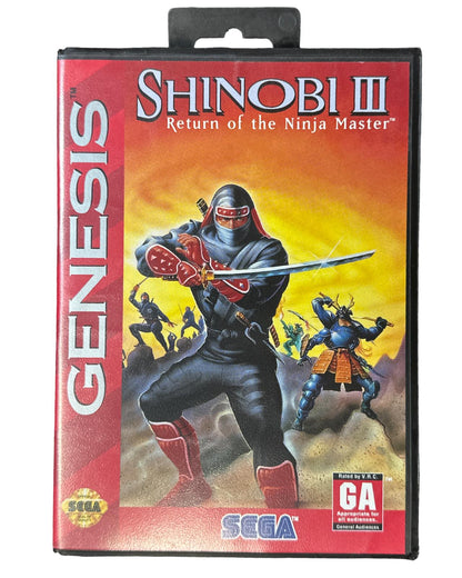 Tony's Treasures Schaumburg - Shinobi III Return of the Ninja Master - Video Game - Sega Genesis