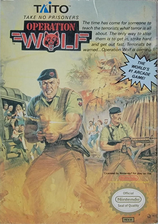 Tony's Treasures Schaumburg - Operation Wolf - Video Game - NES