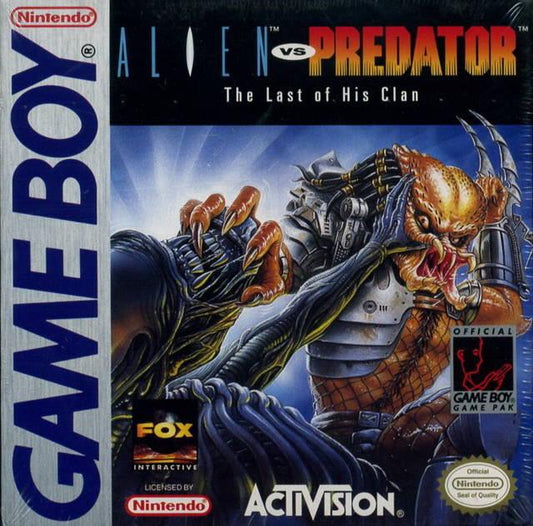 Tony's Treasures Schaumburg - Alien vs Predator - Video Game - GameBoy