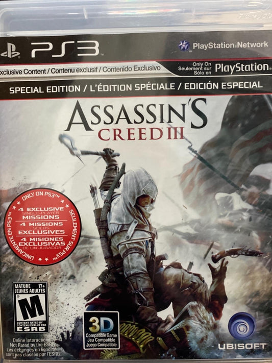 Tony's Treasures Chicago - Assassins Creed III [Special Edition] - Video Game - Playstation 3