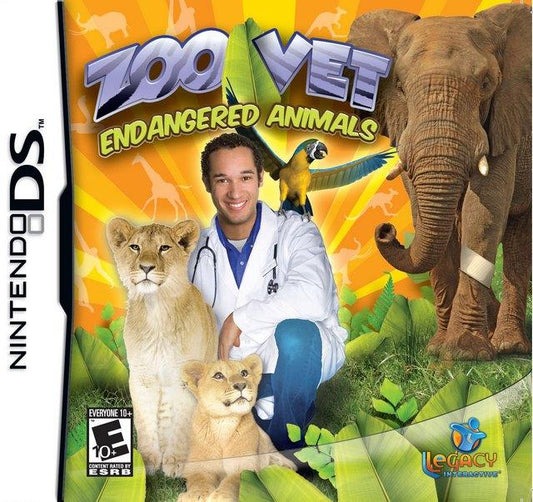 Tony's Treasures Schaumburg - Zoo Vet: Endangered Animals - Video Game - Nintendo DS