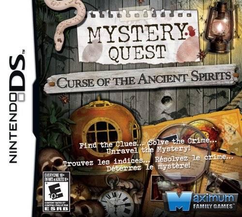 Tony's Treasures Schaumburg - Mystery Quest: Curse of the Ancient Spirits - Video Game - Nintendo DS