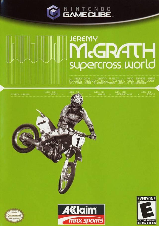 Tony's Treasures Schaumburg - Jeremy McGrath Supercross World - Video Game - Gamecube