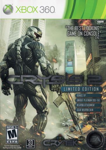 Tony's Treasures Schaumburg - Crysis 2 [Limited Edition] - Video Game - Xbox 360