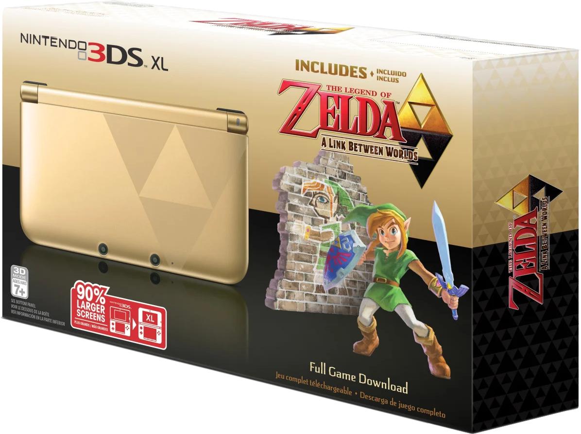 Nintendo 3DS XL Zelda Edition [A Link Between Worlds Pre-installed] - Nintendo 3DS