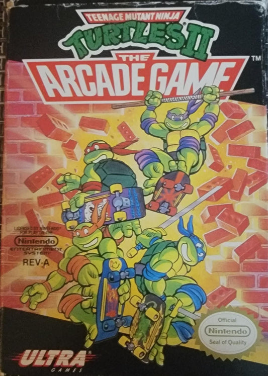 Tony's Treasures Chicago - Teenage Mutant Ninja Turtles II [No Free Pizza Offer] - Video Game - NES