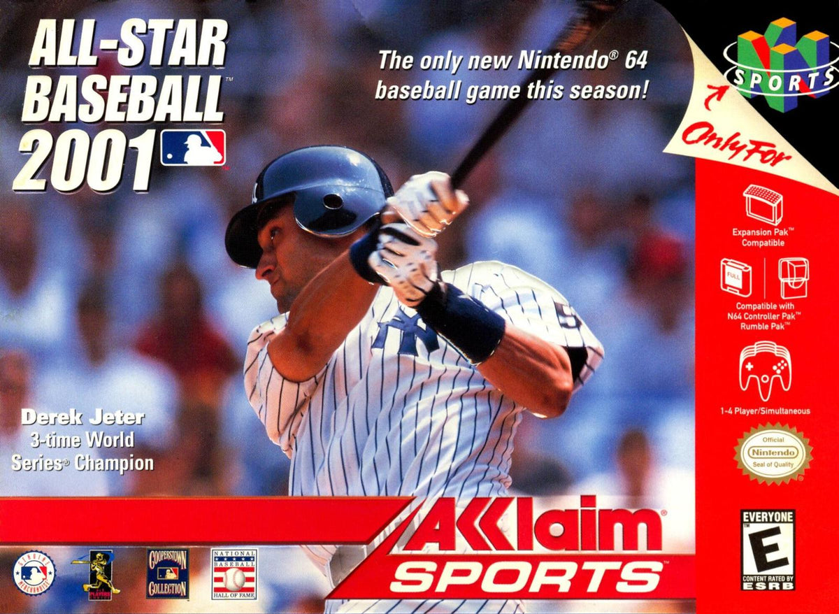 Tony's Treasures Schaumburg - All-Star Baseball 2001 - Video Game - Nintendo 64