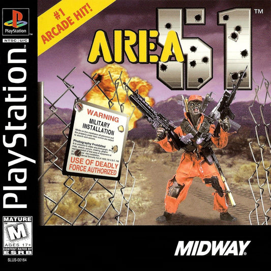 Tony's Treasures Schaumburg - Area 51 - Video Game - Playstation