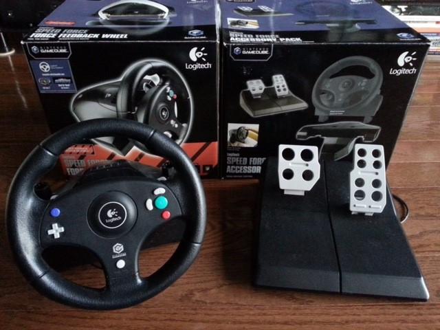 Logitech Speed Force Steering Wheel - Gamecube