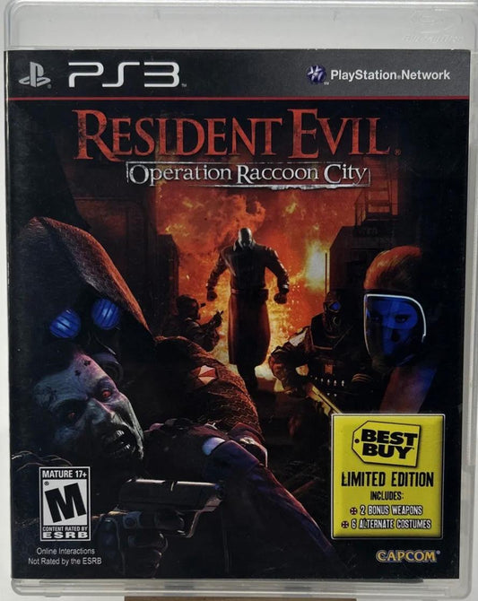 Resident Evil: Operation Raccoon City [Limited Edition Best Buy] - Playstation 3