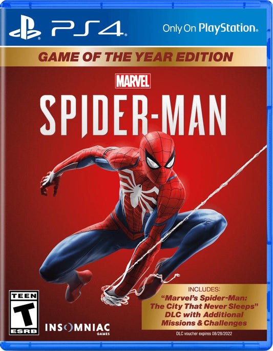 Tony's Treasures Chicago - Marvel Spiderman [Game of the Year] - Video Game - Playstation 4