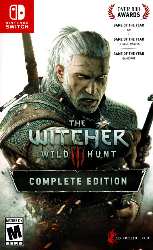 Tony's Treasures Schaumburg - Witcher 3 Wild Hunt Complete Edition - Video Game - Nintendo Switch