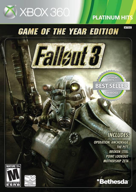 Tony's Treasures Schaumburg - Fallout 3 [Game of the Year Platinum Hits] - Video Game - Xbox 360