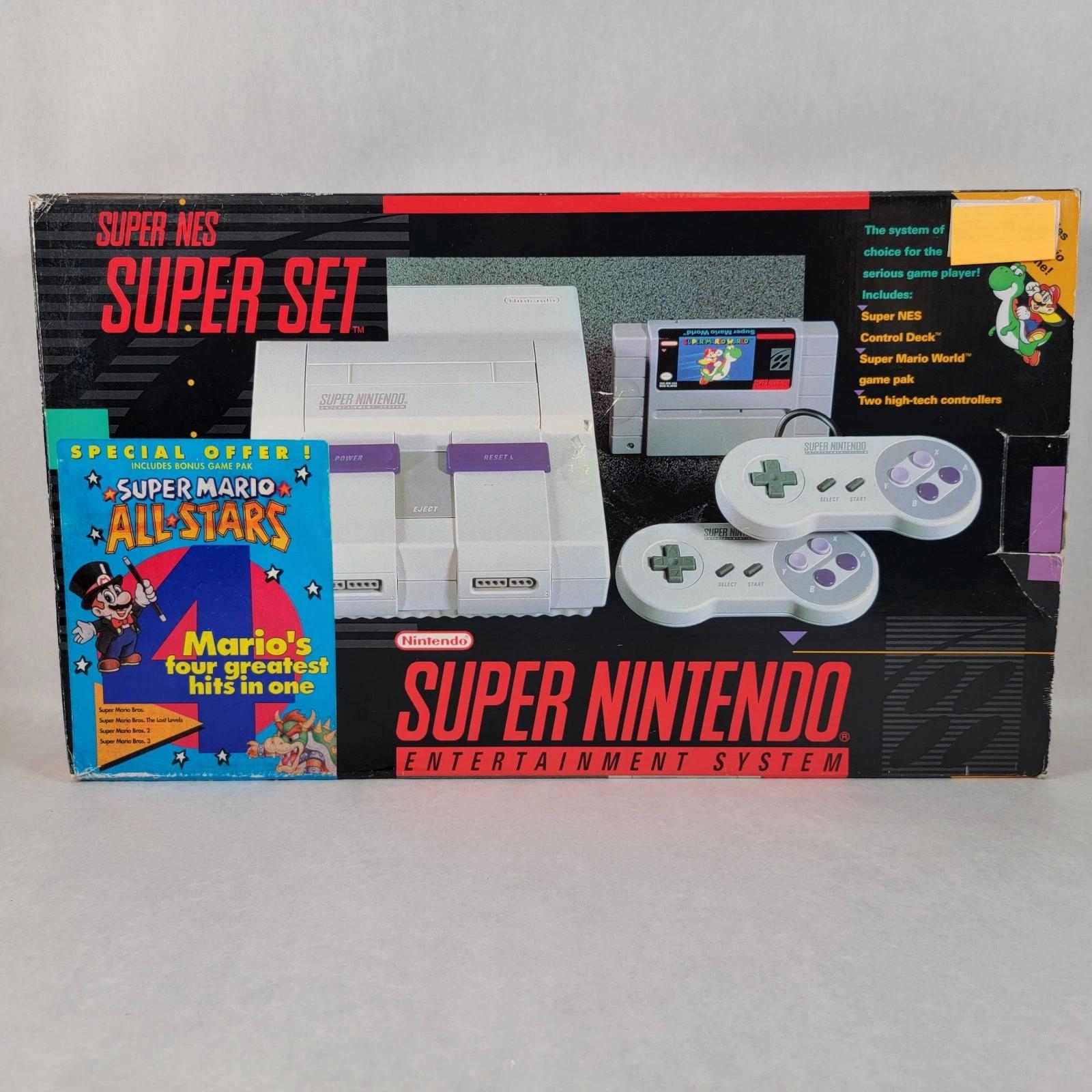 Super NES Super Set [Super Mario All-Stars Bundle] - Super Nintendo