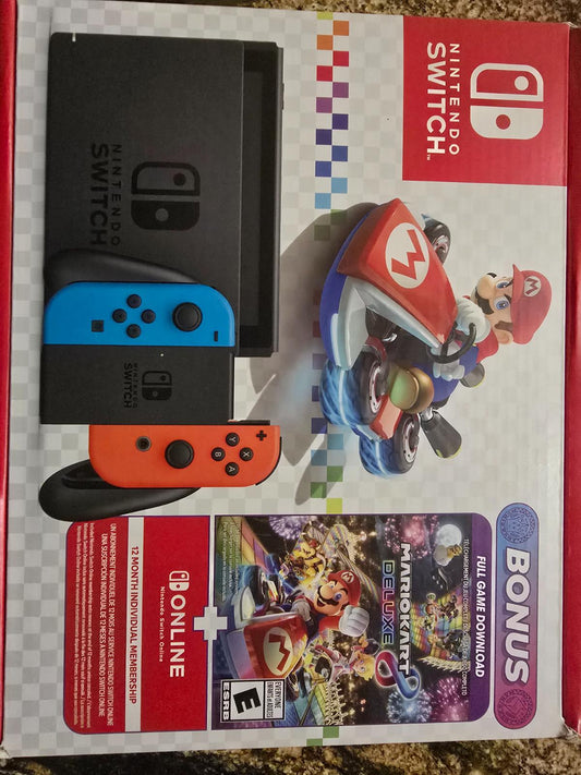 Nintendo Switch [Mario Kart 8 + 12-Month Nintendo Switch Online] - Nintendo Switch