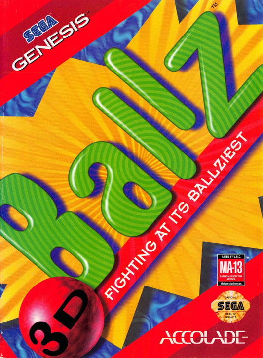Tony's Treasures Schaumburg - Ballz - Video Game - Sega Genesis