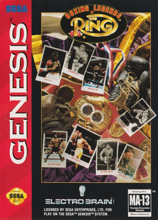 Tony's Treasures Chicago - Boxing Legends Of The Ring - Video Game - Sega Genesis
