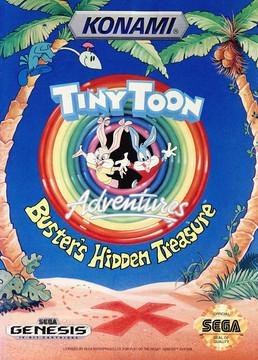Tony's Treasures Schaumburg - Tiny Toon Adventures Buster's Hidden Treasure - Video Game - Sega Genesis