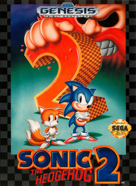 Tony's Treasures Chicago - Sonic the Hedgehog 2 - Video Game - Sega Genesis