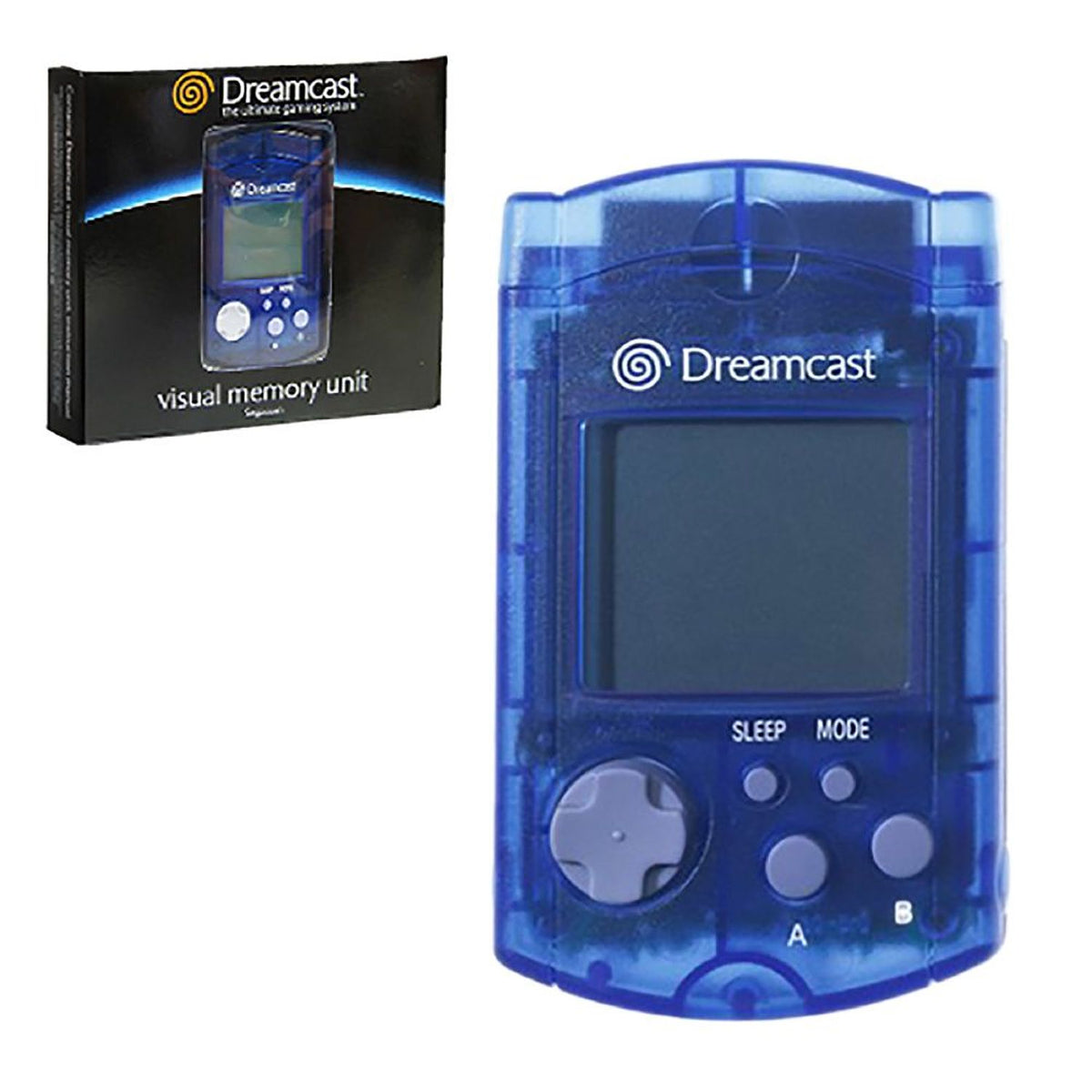 Tony's Treasures Schaumburg - Dreamcast Visual Memory Unit VMU [Blue] - Video Game - Sega Dreamcast