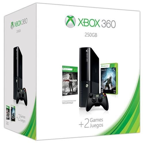 Xbox 360 E 250GB Halo 4 & Tomb Raider Bundle - Xbox 360